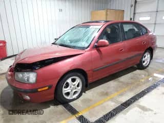2003 Hyundai Elantra GT z VIN KMHDN55D23U082415, wystawiony jako Copart lot #45854355 z przebiegiem 165 657 mil mil oraz Szkoda całkowita • Salvage title. Historia ofert i sprzedaży dostępna na DreamBid. Obrazek 1.