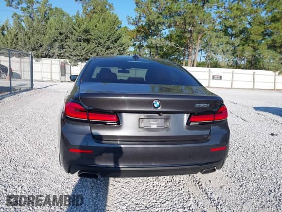 2021 BMW 5 Series 530i with VIN WBA53BH06MWX27995, listed as a IAAI auction lot 43166247 with 54,257 mi miles and . Bid and sale history available at DreamBid. Image 16.