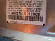 1990 Honda Accord LX with VIN JHMCB7651LC129028, listed as a Copart auction lot 82001875 with 158,454 mi miles and Salvage title. Bid and sale history available at DreamBid. Image 12.