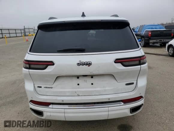 2023 Jeep Grand Cherokee Overland с VIN 1C4RJKDG3P8738216, выставлен на аукционе Copart как лот 45659135 с пробегом 43 340 миль миль и Списание • Salvage title. История ставок и продаж доступна на DreamBid. Изображение 6.