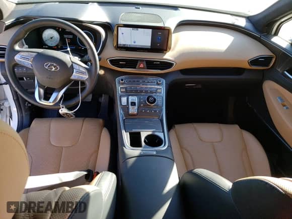 2022 Hyundai Santa Fe Calligraphy with VIN 5NMS54AL2NH422370, listed as a Copart auction lot 71980322 with 11,053 mi miles and . Bid and sale history available at DreamBid. Image 8.