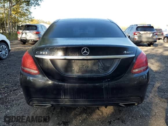 2016 Mercedes-Benz C 300 Luxury with VIN 55SWF4KBXGU171119, listed as a Copart auction lot 82105755 with 157,330 mi miles and Salvage title. Bid and sale history available at DreamBid. Image 6.