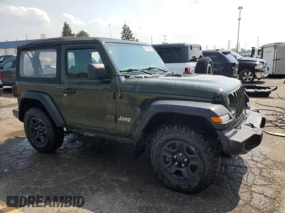 2021 Jeep Wrangler Sport with VIN 1C4GJXAG9MW557699, listed as a Copart auction lot 59776105 with 71,754 mi miles and Non repairable. Bid and sale history available at DreamBid. Image 4.