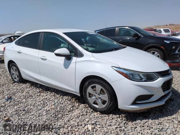 2017 Chevrolet Cruze LS with VIN 1G1BC5SMXH7142235, listed as a Copart auction lot 67139835 with 111,006 mi miles and Salvage title. Bid and sale history available at DreamBid. Image 4.