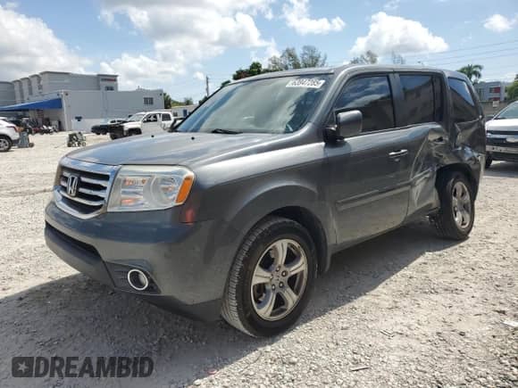 2013 Honda Pilot EX with VIN 5FNYF3H4XDB006034, listed as a Copart auction lot 63947285 with 100,882 mi miles and Salvage title. Bid and sale history available at DreamBid. Image 1.