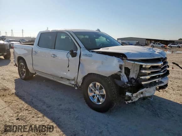 2023 Chevrolet Silverado 1500 High Country с VIN 1GCUDJE83PZ317447, выставлен на аукционе Copart как лот 84614575 с пробегом 58 450 миль миль и Списание • Salvage title. История ставок и продаж доступна на DreamBid. Изображение 4.