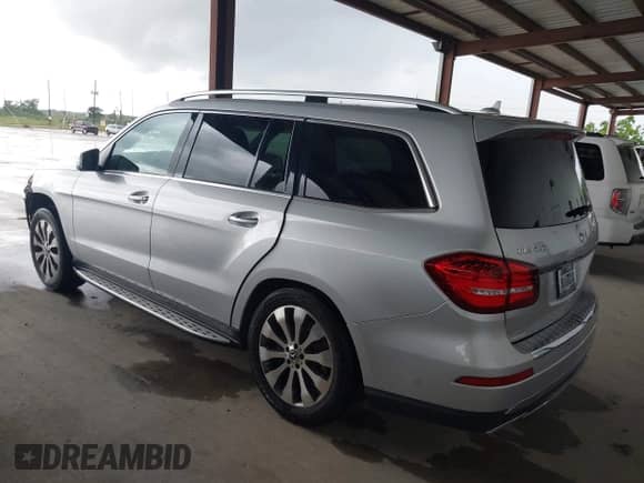 2019 Mercedes-Benz GLS 450 with VIN 4JGDF6EE3KB183355, listed as a IAAI auction lot 42650599 with 70,537 mi miles and . Bid and sale history available at DreamBid. Image 3.