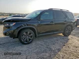 2025 Honda Pilot Sport с VIN 5FNYG1H38SB030483, выставлен на аукционе Copart как лот 61546645 с пробегом 11 118 миль миль и Списание • Salvage title. История ставок и продаж доступна на DreamBid. Изображение 1.