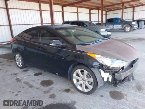 2013 Hyundai Elantra Limited with VIN 5NPDH4AE2DH265992, listed as a IAAI auction lot 43231401 with 188,470 mi miles and . Bid and sale history available at DreamBid. Image 1.