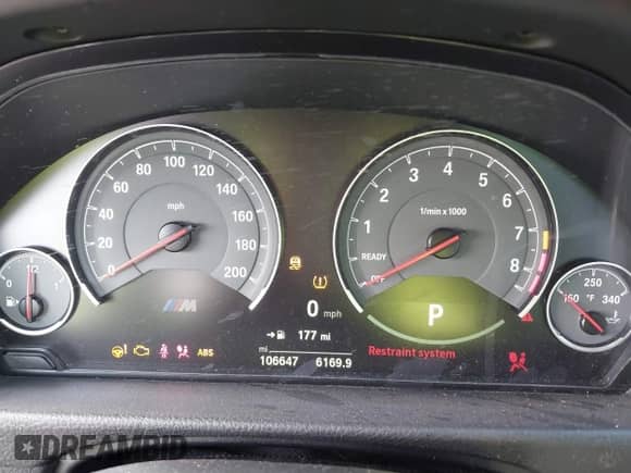 2015 BMW M3 with VIN WBS3C9C51FP806020, listed as a IAAI auction lot 41814551 with 106,647 mi miles and . Bid and sale history available at DreamBid. Image 7.