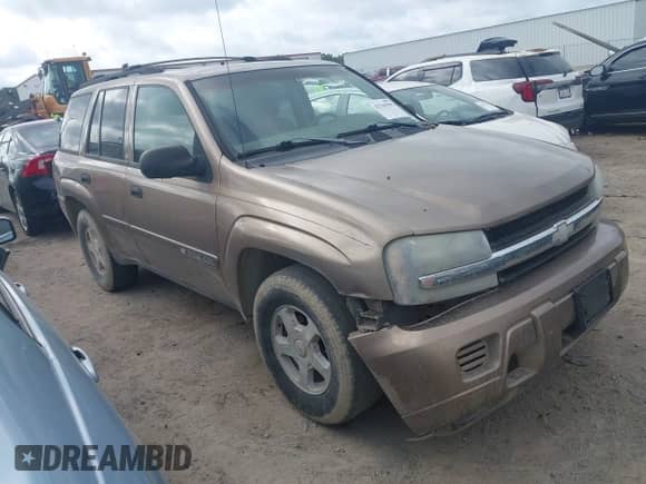 2002 Chevrolet TrailBlazer LS с VIN 1GNDS13S822512120, выставлен на аукционе IAAI как лот 42760390 с пробегом 242 474 миль миль и . История ставок и продаж доступна на DreamBid. Изображение 1.