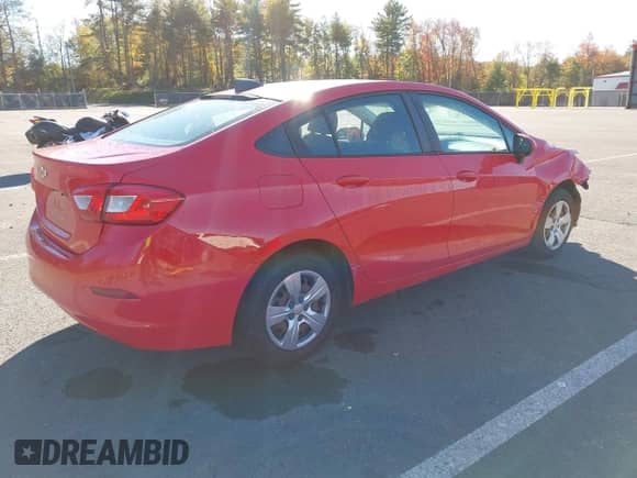 2018 Chevrolet Cruze LS with VIN 1G1BC5SM2J7115195, listed as a IAAI auction lot 43381484 with 83,701 mi miles and . Bid and sale history available at DreamBid. Image 4.