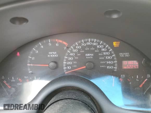 1997 Chevrolet Camaro Z28 z VIN 2G1FP22P6V2156828, wystawiony jako Copart lot #57651625 z przebiegiem 131 803 mil mil oraz Szkoda całkowita • Salvage title. Historia ofert i sprzedaży dostępna na DreamBid. Obrazek 9.