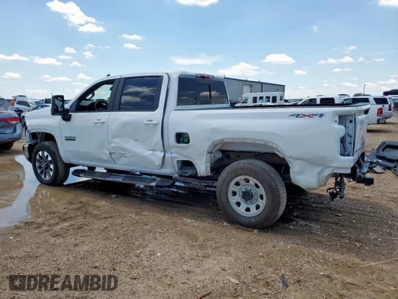 2024 Chevrolet Silverado 2500HD LT z VIN 2GC4YNEYXR1129905, wystawiony jako Copart lot #65594775 z przebiegiem 51 954 mil mil oraz Szkoda całkowita • Salvage title. Historia ofert i sprzedaży dostępna na DreamBid. Obrazek 2.
