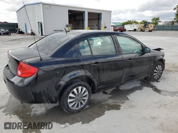 2009 Chevrolet Cobalt 1LT with VIN 1G1AT58H997292487, listed as a Copart auction lot 81665495 with 222,905 mi miles and Salvage title. Bid and sale history available at DreamBid. Image 3.