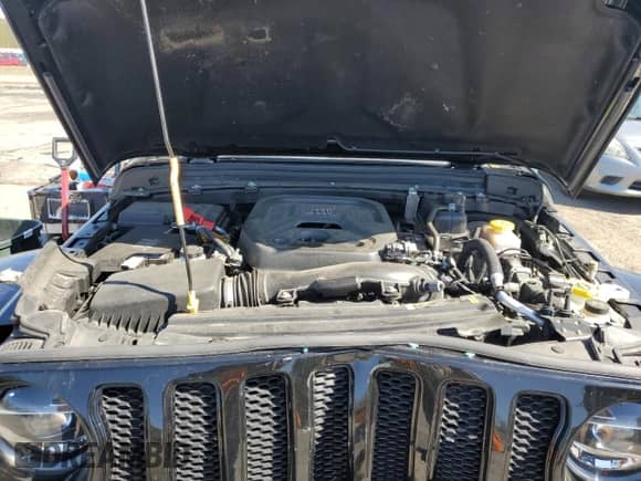 2022 Jeep Wrangler Unlimited Sahara with VIN 1C4HJXEN2NW173682, listed as a Copart auction lot 54405425 with 42,870 mi miles and Salvage title. Bid and sale history available at DreamBid. Image 12.