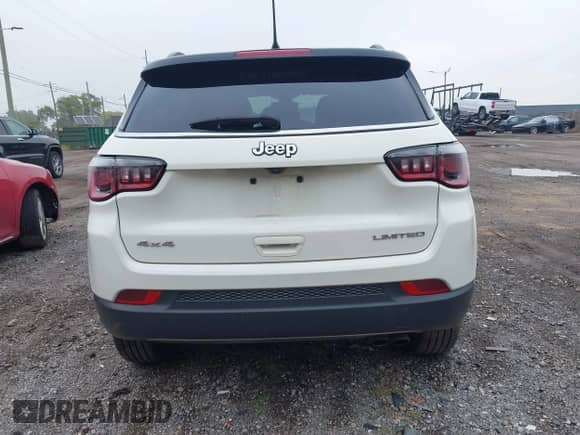 2019 Jeep Compass Limited with VIN 3C4NJDCB8KT679240, listed as a IAAI auction lot 43282073 with 53,935 mi miles and . Bid and sale history available at DreamBid. Image 16.