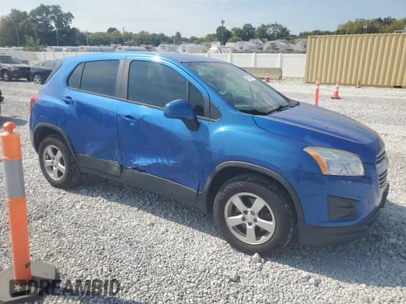 2016 Chevrolet Trax LS с VIN KL7CJNSB4GB647616, выставлен на аукционе Copart как лот 81109455 с пробегом 123 971 миль миль и Списание • Salvage title. История ставок и продаж доступна на DreamBid. Изображение 4.