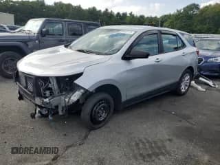 2021 Chevrolet Equinox LS z VIN 3GNAXSEV7MS163556, wystawiony jako Copart lot #69042175 z przebiegiem 130 520 mil mil oraz Szkoda całkowita • Salvage title. Historia ofert i sprzedaży dostępna na DreamBid. Obrazek 1.