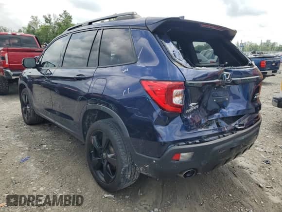 2021 Honda Passport Elite с VIN 5FNYF8H05MB021471, выставлен на аукционе Copart как лот 62143845 с пробегом 62 936 миль миль и Списание • Salvage title. История ставок и продаж доступна на DreamBid. Изображение 2.