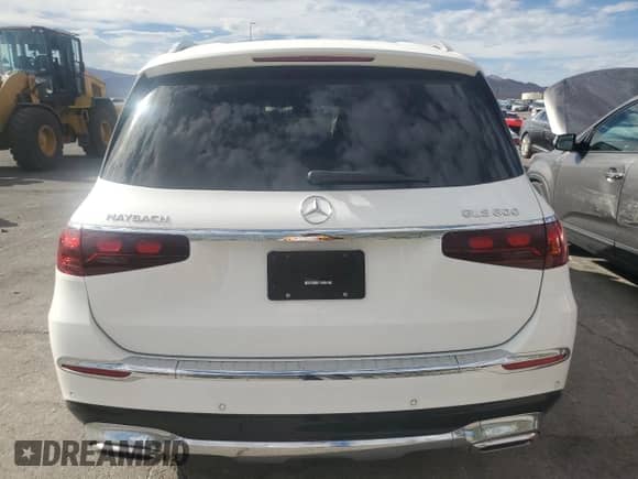 2025 Mercedes-Benz GLS with VIN 4JGFF8HB4SB311625, listed as a Copart auction lot 69666355 with 5,244 mi miles and Salvage title. Bid and sale history available at DreamBid. Image 6.