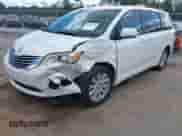 2017 Toyota Sienna XLE with VIN 5TDDZ3DC8HS162481, listed as a IAAI auction lot 43358083 with 117,390 mi miles and . Bid and sale history available at DreamBid. Image 2.