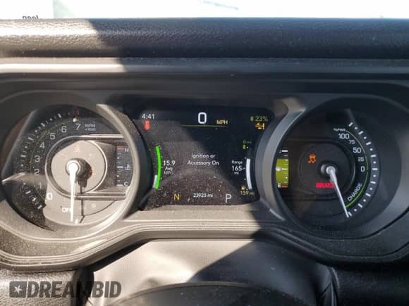 2024 Jeep Wrangler Willys with VIN 1C4RJXN69RW217616, listed as a Copart auction lot 68506995 with 23,923 mi miles and Salvage title. Bid and sale history available at DreamBid. Image 9.