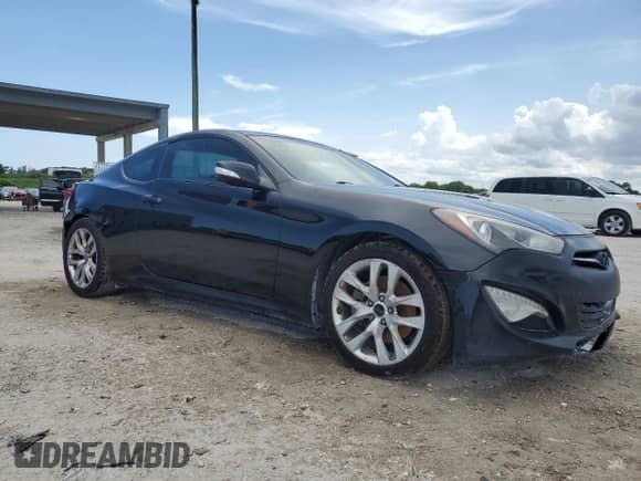 2013 Hyundai Genesis Coupe Track z VIN KMHHU6KJ2DU097275, wystawiony jako Copart lot #53036495 z przebiegiem 259 808 mil mil oraz Czysty tytuł • Clean title. Historia ofert i sprzedaży dostępna na DreamBid. Obrazek 4.