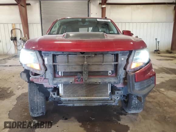 2021 Chevrolet Colorado 4WD ZR2 with VIN 1GCPTEE13M1140306, listed as a Copart auction lot 74315534 with 77,737 mi miles and Salvage title. Bid and sale history available at DreamBid. Image 5.