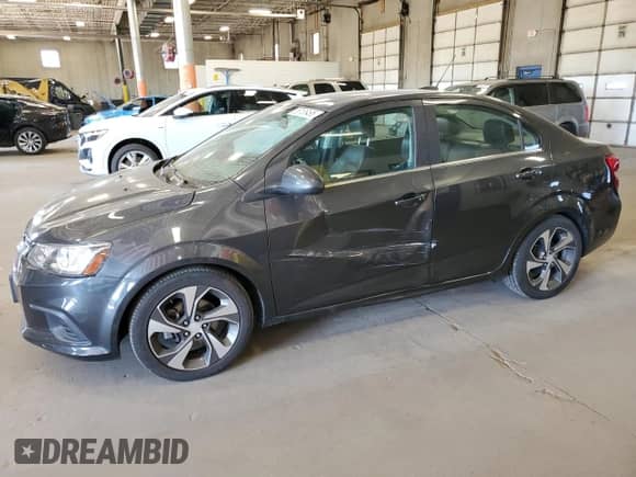 2018 Chevrolet Sonic Premier с VIN 1G1JF5SBXJ4104092, выставлен на аукционе Copart как лот 56185495 с пробегом 87 039 миль миль и На запчасти • Non repairable. История ставок и продаж доступна на DreamBid. Изображение 1.