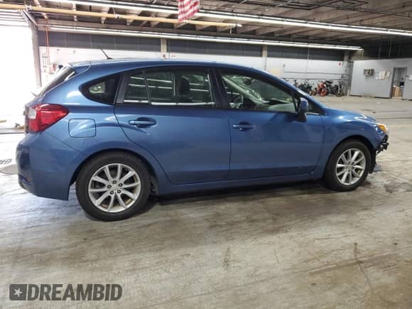 2014 Subaru Impreza Premium with VIN JF1GPAC66EH327856, listed as a Copart auction lot 80729925 with 51,115 mi miles and Salvage title. Bid and sale history available at DreamBid. Image 3.