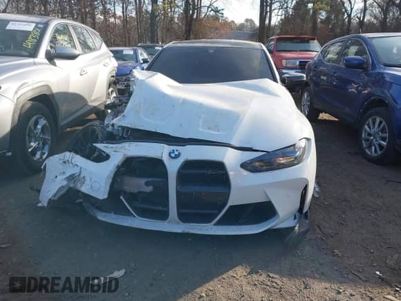 2024 BMW M3 Competition xDrive with VIN WBS43AY01RFS56024, listed as a IAAI auction lot 41339517 with 8,182 mi miles and . Bid and sale history available at DreamBid. Image 12.