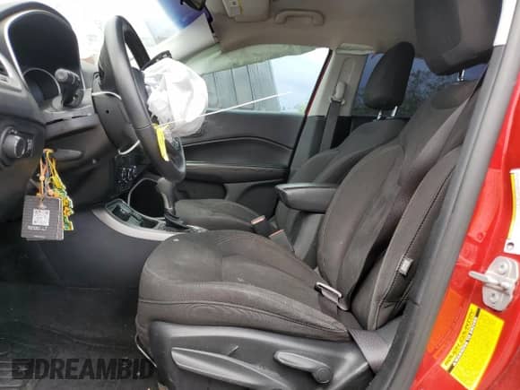 2017 Jeep Compass Sport with VIN 3C4NJDAB5HT642450, listed as a Copart auction lot 56732795 with 89,288 mi miles and Salvage title. Bid and sale history available at DreamBid. Image 7.