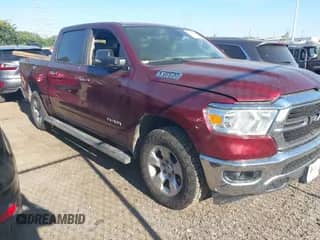 2019 Ram 1500 Big Horn with VIN 1C6SRFFT1KN644526, listed as a IAAI auction lot 43142383 with 115,013 mi miles and . Bid and sale history available at DreamBid. Image 1.