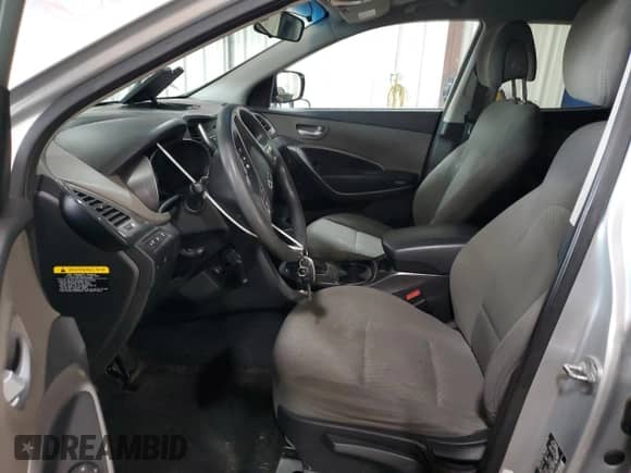 2016 Hyundai Santa Fe with VIN 5XYZTDLB3GG340301, listed as a Copart auction lot 83821425 with 124,549 mi miles and Salvage title. Bid and sale history available at DreamBid. Image 7.