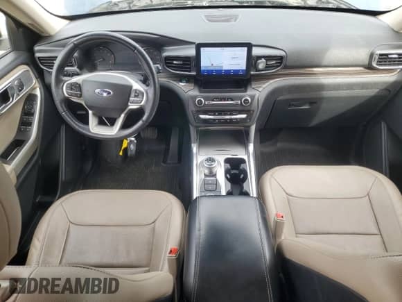 2020 Ford Explorer Limited z VIN 1FMSK8FH4LGC40044, wystawiony jako Copart lot #85089335 z przebiegiem Nie podano mil oraz Szkoda całkowita • Salvage title. Historia ofert i sprzedaży dostępna na DreamBid. Obrazek 8.