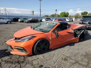 2020 Chevrolet Corvette 2LT с VIN 1G1Y72D4XL5107872, выставлен на аукционе Copart как лот 70377985 с пробегом Не указан миль и Списание • Salvage title. История ставок и продаж доступна на DreamBid. Изображение 1.