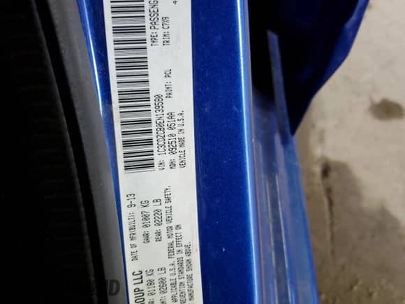 2014 Dodge Avenger SXT z VIN 1C3CDZCB0EN139580, wystawiony jako Copart lot #71460235 z przebiegiem 46 963 mil mil oraz Szkoda całkowita • Salvage title. Historia ofert i sprzedaży dostępna na DreamBid. Obrazek 13.