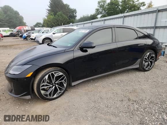 2023 Hyundai Ioniq 6 Limited с VIN KMHM54AC5PA020246, выставлен на аукционе Copart как лот 68177485 с пробегом 43 523 миль миль и Списание • Salvage title. История ставок и продаж доступна на DreamBid. Изображение 1.