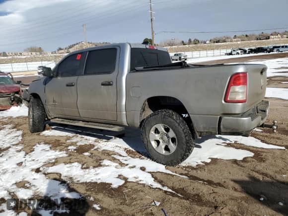 2023 Ram 1500 Lone Star with VIN 1C6SRFFT1PN682023, listed as a Copart auction lot 42012665 with Not provided miles and Salvage title. Bid and sale history available at DreamBid. Image 2.