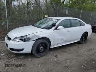 2014 Chevrolet Impala Police Police with VIN 2G1WD5E30E1185993, listed as a Copart auction lot 52155985 with 96,754 mi miles and Salvage title. Bid and sale history available at DreamBid. Image 1.