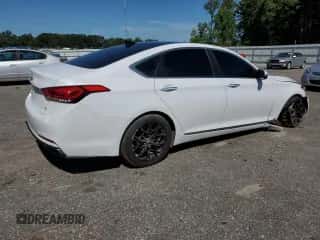 2015 Hyundai Genesis 3.8L z VIN KMHGN4JE0FU017380, wystawiony jako Copart lot #64771804 z przebiegiem 115 690 mil mil oraz Szkoda całkowita • Salvage title. Historia ofert i sprzedaży dostępna na DreamBid. Obrazek 3.