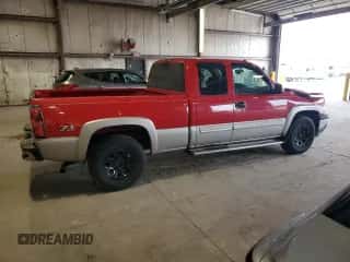 2005 Chevrolet Silverado 1500 Z71 z VIN 1GCEK19Z35Z148265, wystawiony jako Copart lot #85672275 z przebiegiem 223 180 mil mil oraz Szkoda całkowita • Salvage title. Historia ofert i sprzedaży dostępna na DreamBid. Obrazek 3.