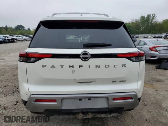 2024 Nissan Pathfinder SL with VIN 5N1DR3CD7RC280384, listed as a Copart auction lot 56346015 with 6,429 mi miles and Salvage title. Bid and sale history available at DreamBid. Image 6.