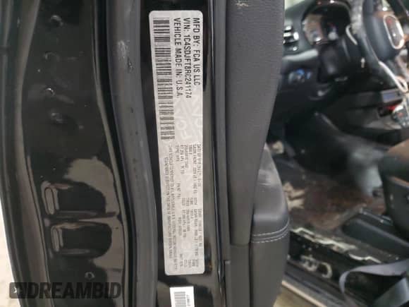 2024 Dodge Durango Pursuit with VIN 1C4SDJFT8RC241174, listed as a Copart auction lot 42938435 with 1,545 mi miles and Salvage title. Bid and sale history available at DreamBid. Image 13.