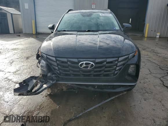 2022 Hyundai Tucson Blue with VIN KM8JBCA10NU027122, listed as a Copart auction lot 87163004 with 69,076 mi miles and Salvage title. Bid and sale history available at DreamBid. Image 5.