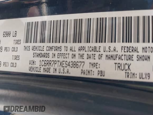 2014 Ram 1500 Longhorn z VIN 1C6RR7PTXES438677, wystawiony jako IAAI lot #42536992 z przebiegiem 217 356 mil mil oraz . Historia ofert i sprzedaży dostępna na DreamBid. Obrazek 9.