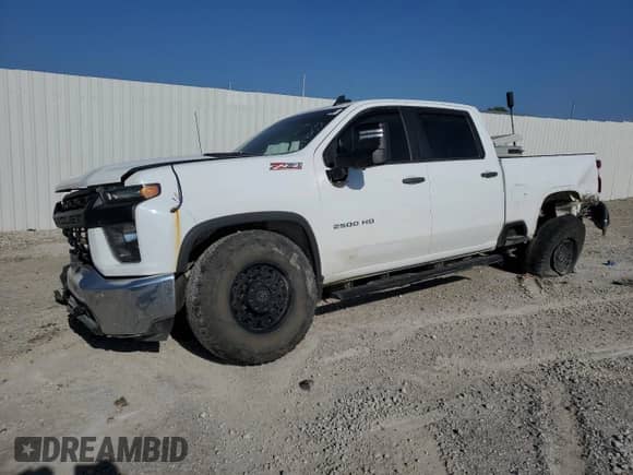 2023 Chevrolet Silverado 2500HD Work Truck with VIN 1GC1YLE71PF138657, listed as a Copart auction lot 68417804 with Not provided miles and Salvage title. Bid and sale history available at DreamBid. Image 1.