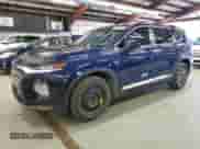 2019 Hyundai Santa Fe SE with VIN 5NMS2CAD2KH106992, listed as a Copart auction lot 86132345 with 161,697 mi miles and Clean title. Bid and sale history available at DreamBid. Image 1.