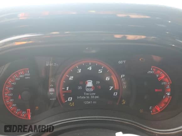 2024 Dodge Durango SRT Hellcat Premium with VIN 1C4SDJH91RC208695, listed as a Copart auction lot 65368025 with 12,341 mi miles and Salvage title. Bid and sale history available at DreamBid. Image 9.
